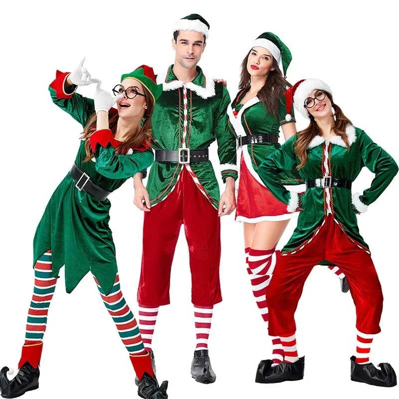 Disfraz de Papá Noel, Disfraz  - Elf Costume Christmas reseña y precio