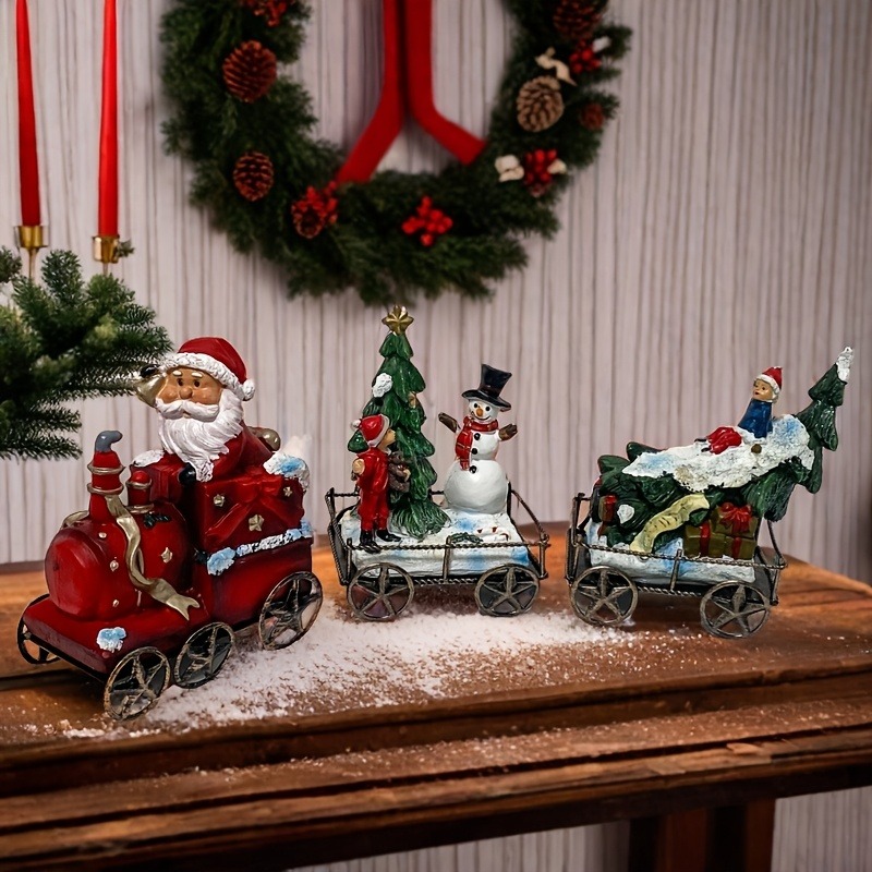 Juego de tren de Navidad de re - Nutcracker Figurine reseña y precio