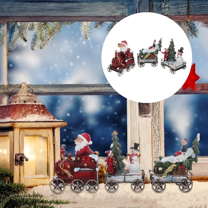 Juego de tren de Navidad de re - Nutcracker Figurine reseña y precio