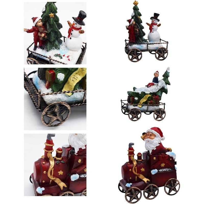 Juego de tren de Navidad de re - Nutcracker Figurine reseña y precio