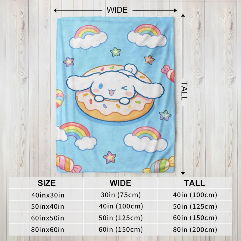 Manta de Sanrio, Linda Manta d - Christmas Throw Blanket reseña y precio