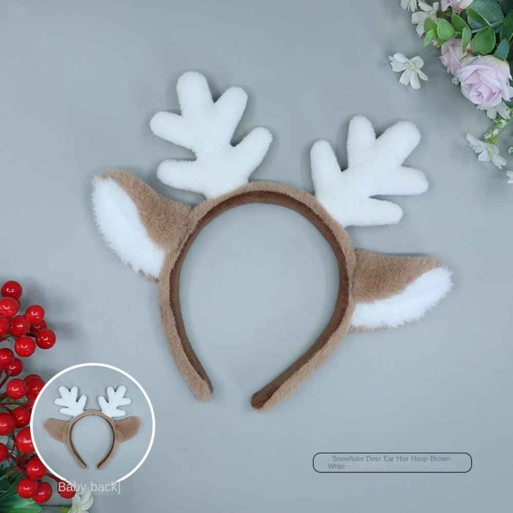 Diadema navideña suave, acceso - Reindeer Antlers Headband reseña y precio