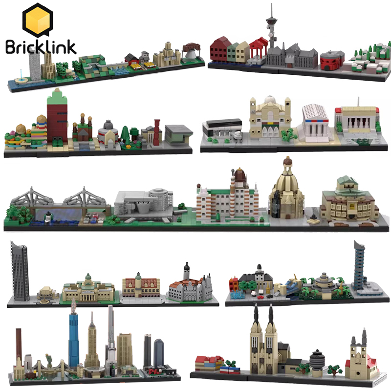 Bricklink-MOC City Skyline Arc - Lego Set Creator reseña y precio
