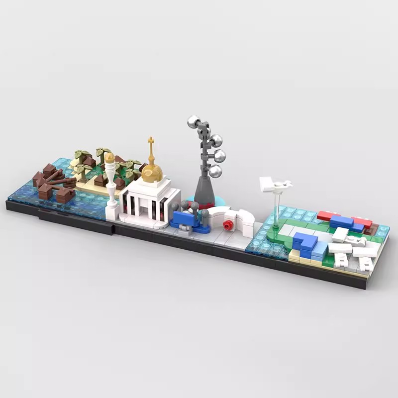Bricklink-MOC City Skyline Arc - Lego Set Creator reseña y precio