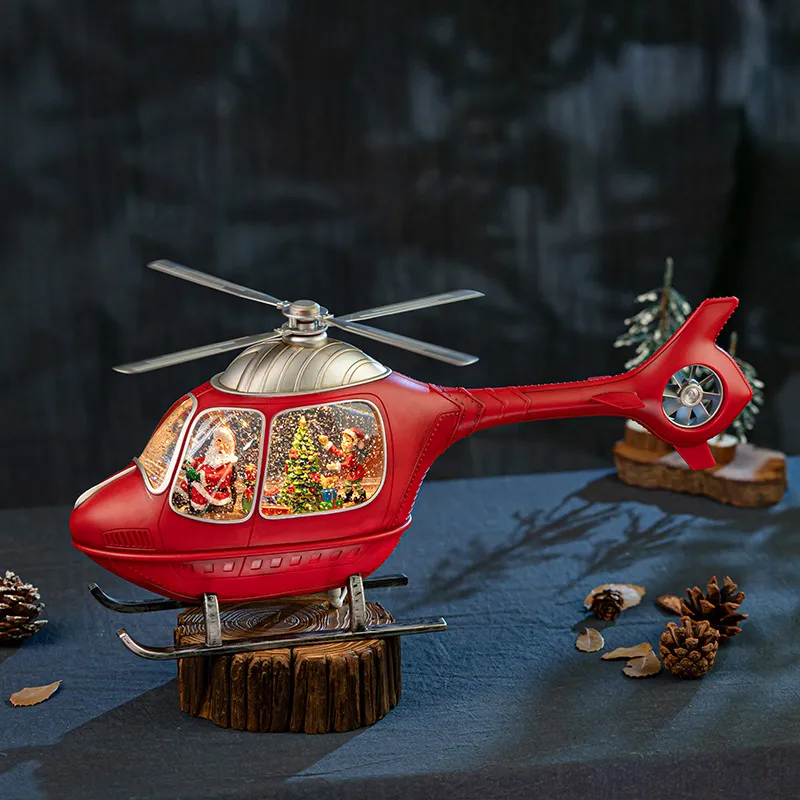 Caja Musical de Helicóptero Gi - Snow Globe Musical reseña y precio