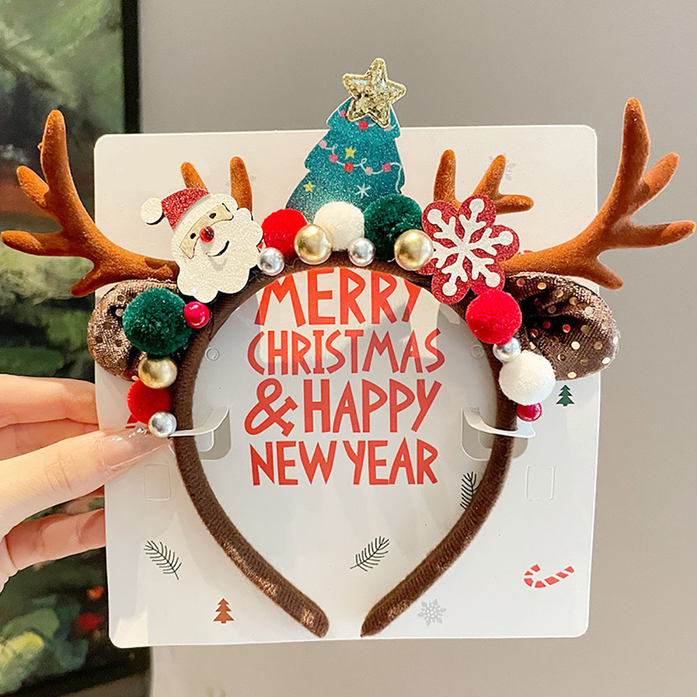 Accesorios bonitos para el cab - Reindeer Antlers Headband reseña y precio